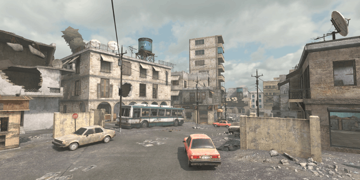 Atas Runtuhan Tembok Dekat Bus Tengah