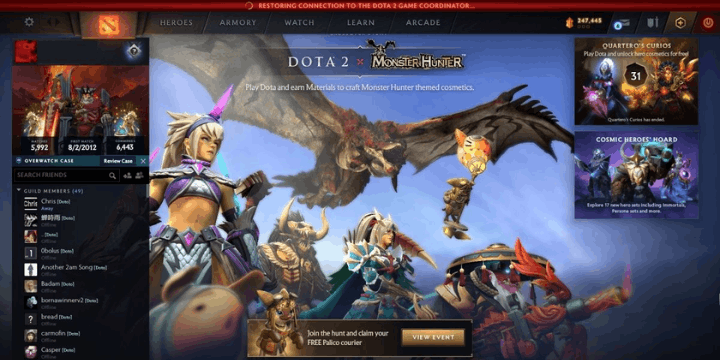 Latar Belakang Kolaborasi Dota x Monster Hunter, Pertemuan Dua Semesta Raksasa