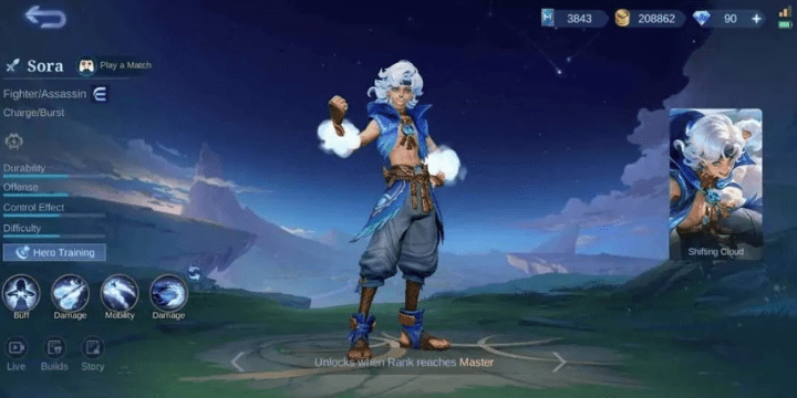 Prediksi Role dan Karakteristik Visual Hero Sora