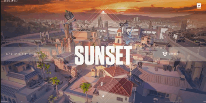 Map Sunset