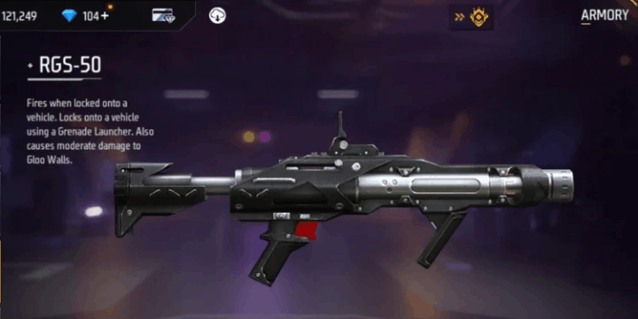 Kemampuan Khusus Senjata RGS50 Menghancurkan Kendaraan dengan Cepat