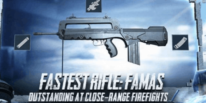 Mengenal Karakteristik Unik Senjata FAMAS di PUBG Mobile